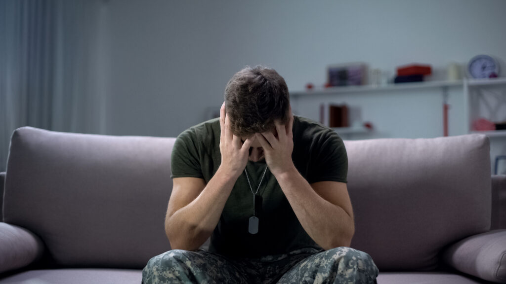 A man opens up during PTSD Treatment in Bend OR